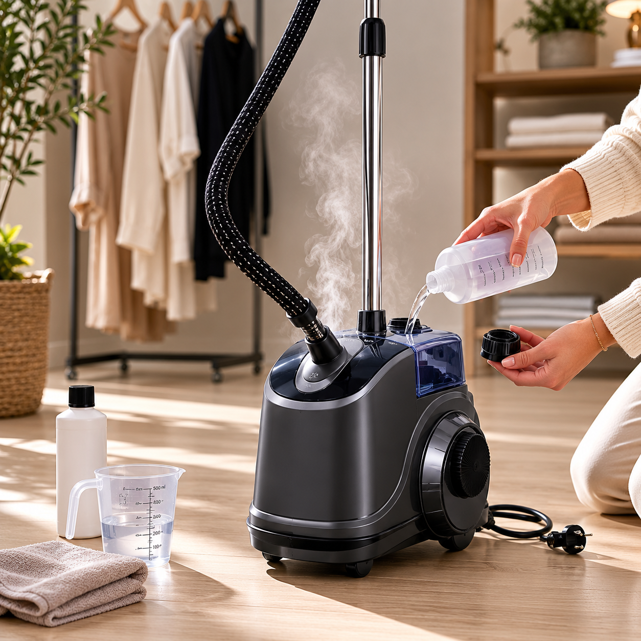 Afkalkning af steamer trin for trin