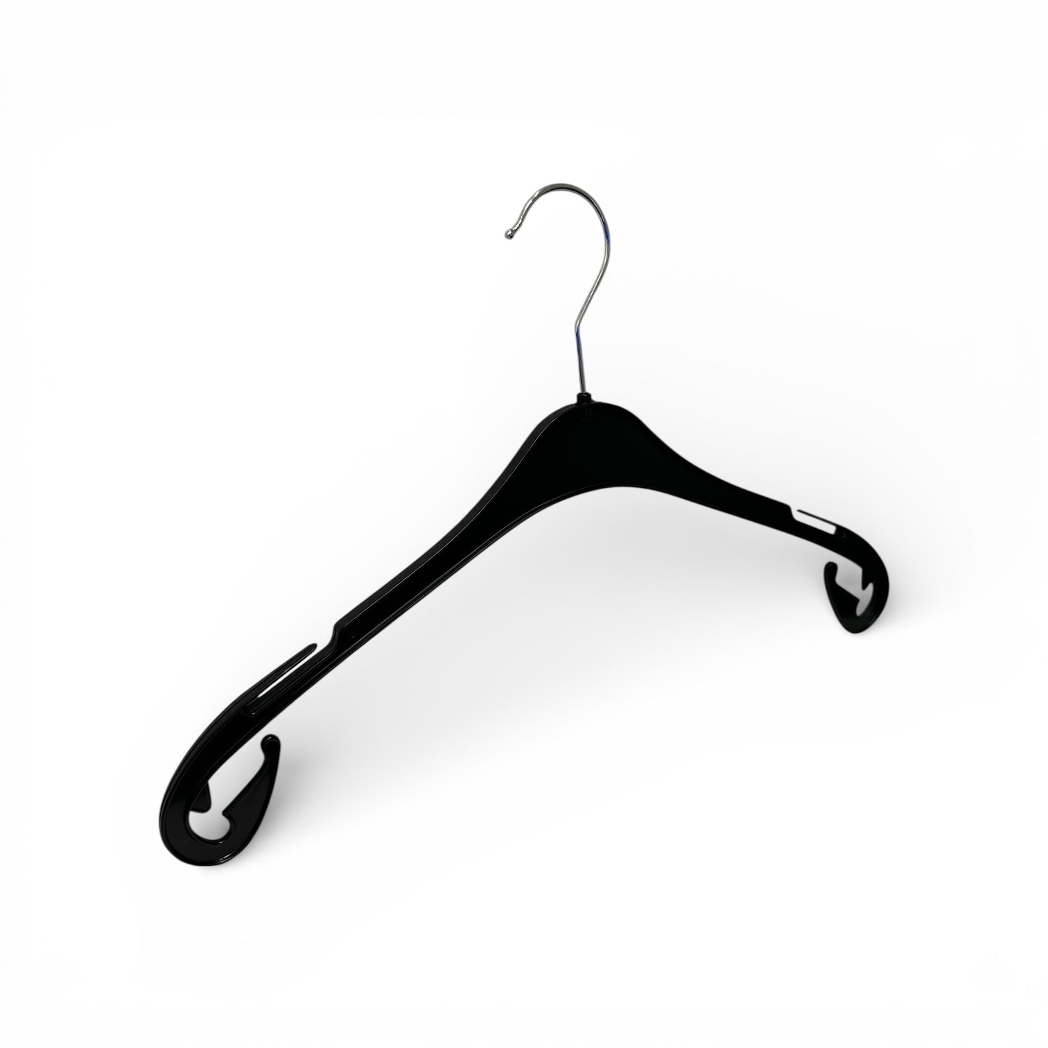 Plastbøjle, Voksen, formpresset, sort. STORKØB, 43 cm. 550 stk.