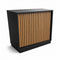 Frame-disk. Bred modul, sort. B110 - Akustikplade front