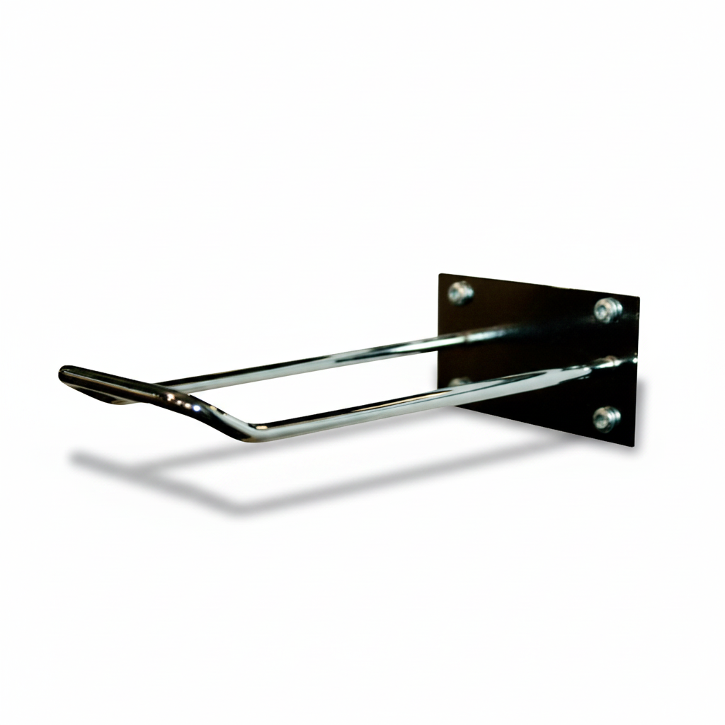 Bæreposeholder til disk eller væg, krom, 15 cm