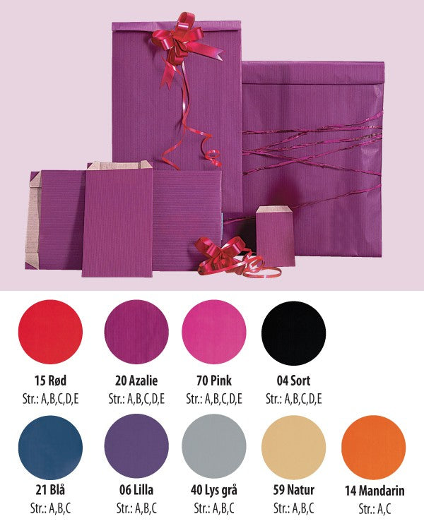 Lahjakassi, kraftkipaperi, sininen, 250 kpl/pak., 7 x K12 cm