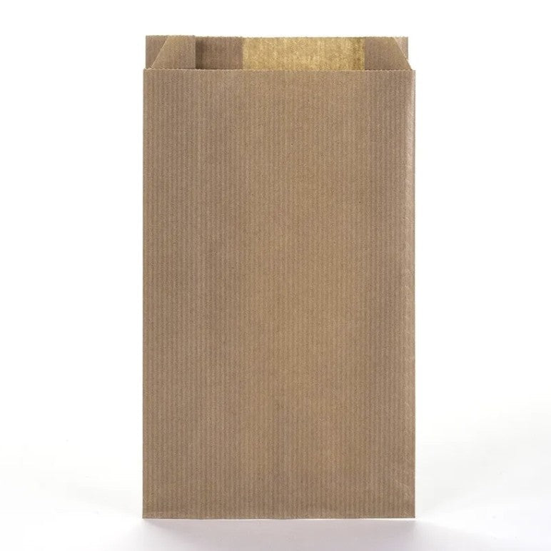 Gavepose, kraftpapir, natur, pk. med 250 stk., 12 x 4 x H20 cm