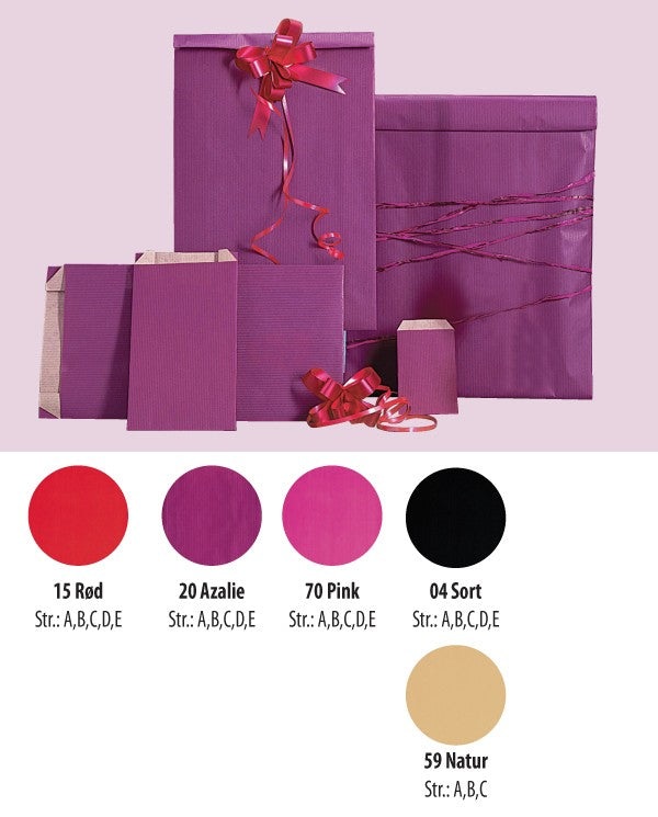 Lahjakassi, voimapaperi, ruskea, pkt. 250 kpl., 24 x 7 x K41 cm