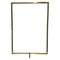Skilteramme, A3, metal, krom