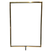Skilteramme, A3, metal, krom