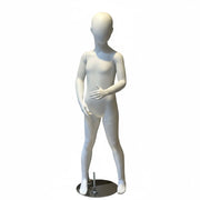 Lasten mallinukke, 6–8 vuotta, K 122 cm, päällä. Valkoinen