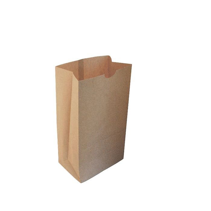 Paperipussi. Korkeus 24,5 cm. 250 kpl. Pohjaosa, luonnonväri