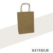 Paperikassi - Pieni - 50 kpl - luonnonvärinen. L 16 x S 7 x K 21,5 cm.