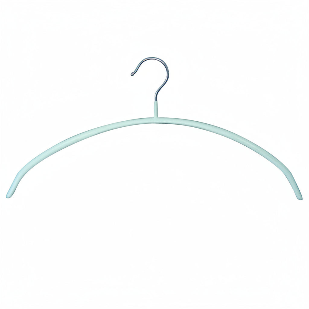 Strikbøjle, dame & junior, buet, skridsikker, med gummi, hvid, 41 cm