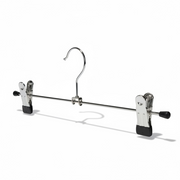 Metallihenkari puristimella (L 30 cm) - 100 kpl. Musta. Housuhenkari