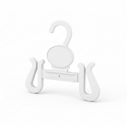 Kengänkoukku, valkoinen, L12 cm x K11 cm, LOGO/ hintalätkä 4 x 3 cm.