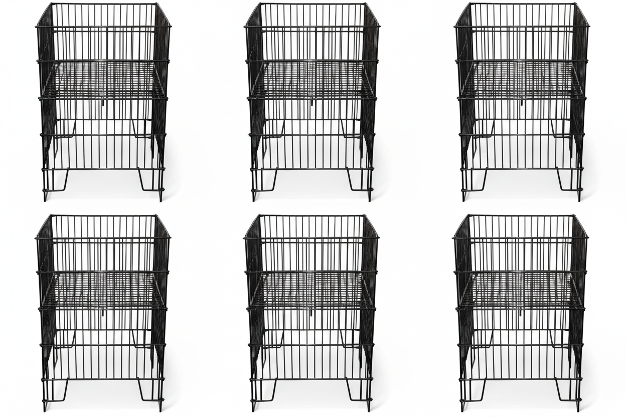 Salgskurv - STORKØB, sort H75 cm. Pris vist pr. stk. Min. køb 6 stk.