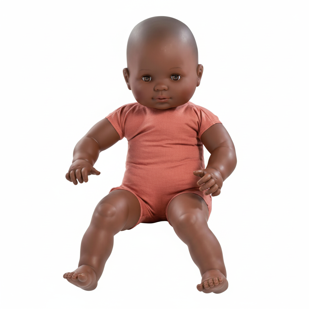 Baby Mannequin. H 60 cm. Mørk hudfarvet