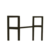 Yksittäinen ripustin L-telineeseen 12 mm, musta. 90 cm