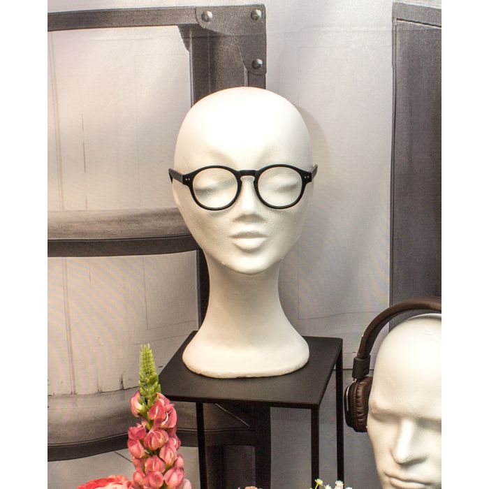 Flamingon pää, naisten, valkoinen, O56 x K33 cm