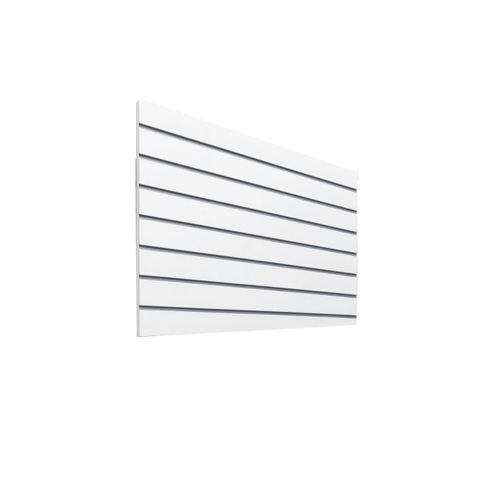 Raitapaneeli - 120 x 80 cm - valkoinen - 10 cm - 1 kpl - Supersæt, kevyt tekstuuri