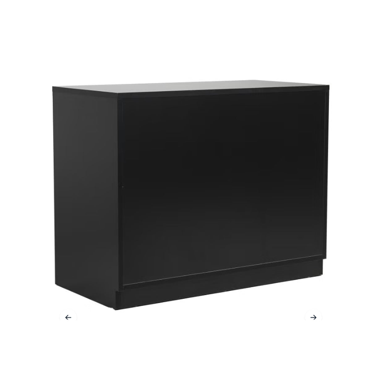 MADS butiksdisk bred, sort. B 120