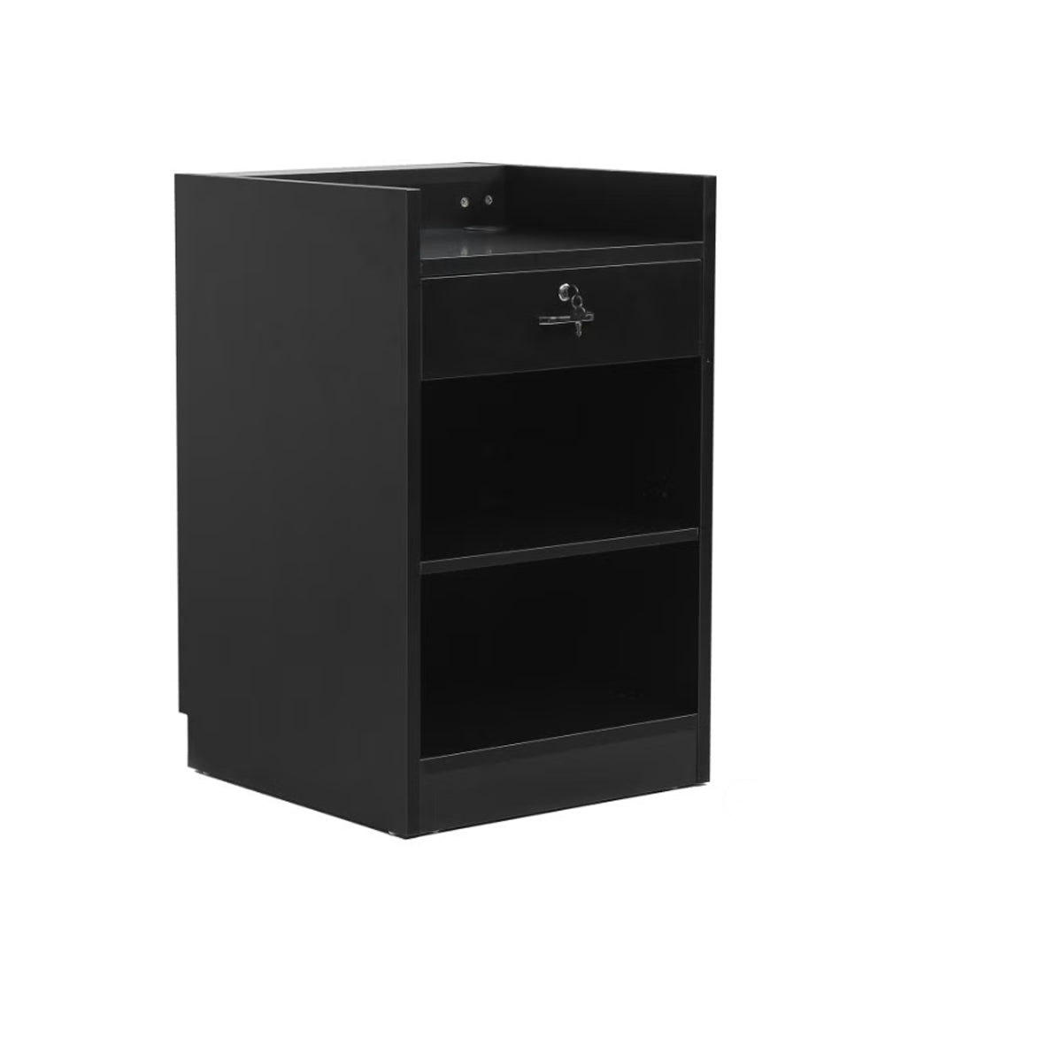 MADS butiksdisk smal, sort B 60 - Rillepanel front