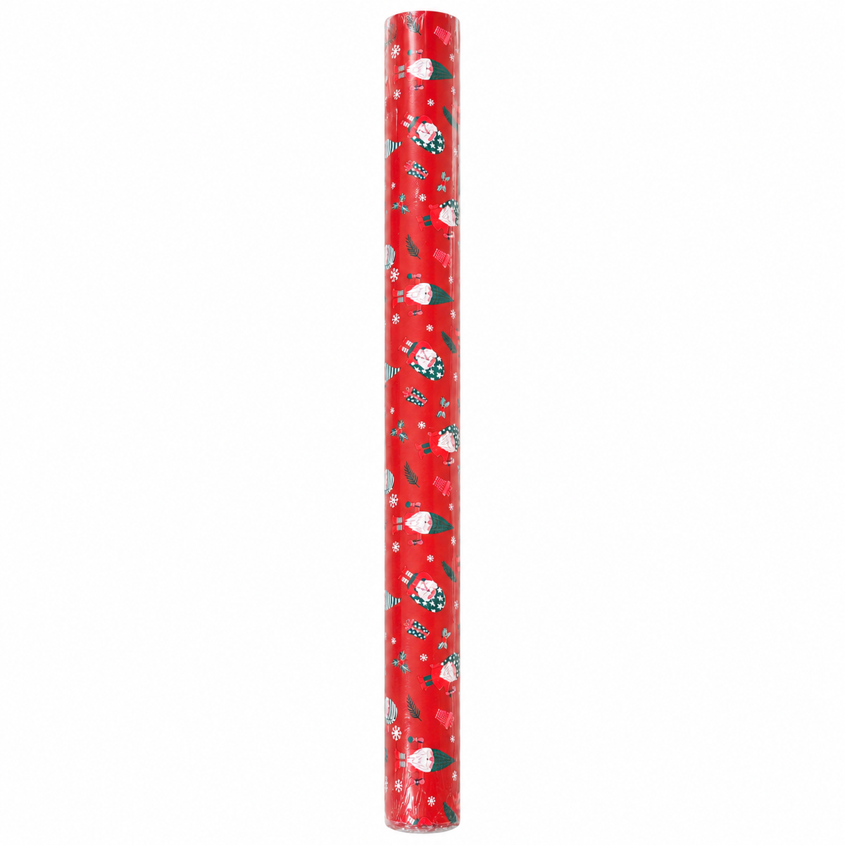 Joulupaperi B 70 cm, punainen, joulupukki-kuvio, 50 m