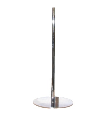 Fod i metal Ø 30 cm. Til torso og gine. Vælg krom eller sort - gine og torso købes separat
