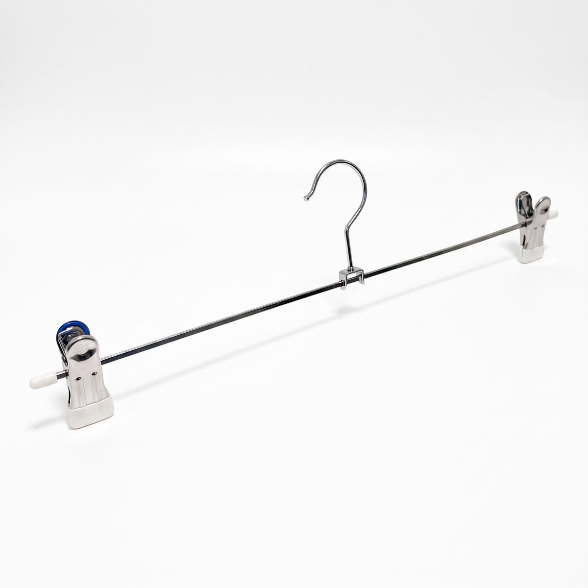 Metallinen klemmi/hanger (B40 cm.) - 100 kpl. Valkoinen