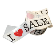 Afspærringsbånd - I LOVE SALE - 250 mtr.
