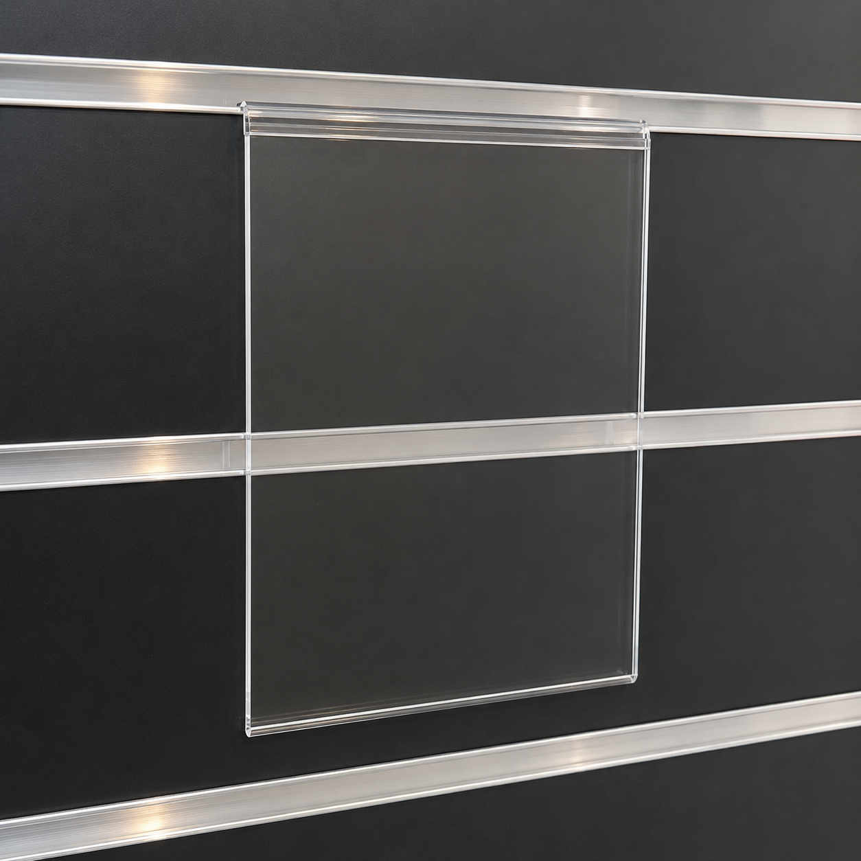 Skilteholder, t/ panel, akryl - A6