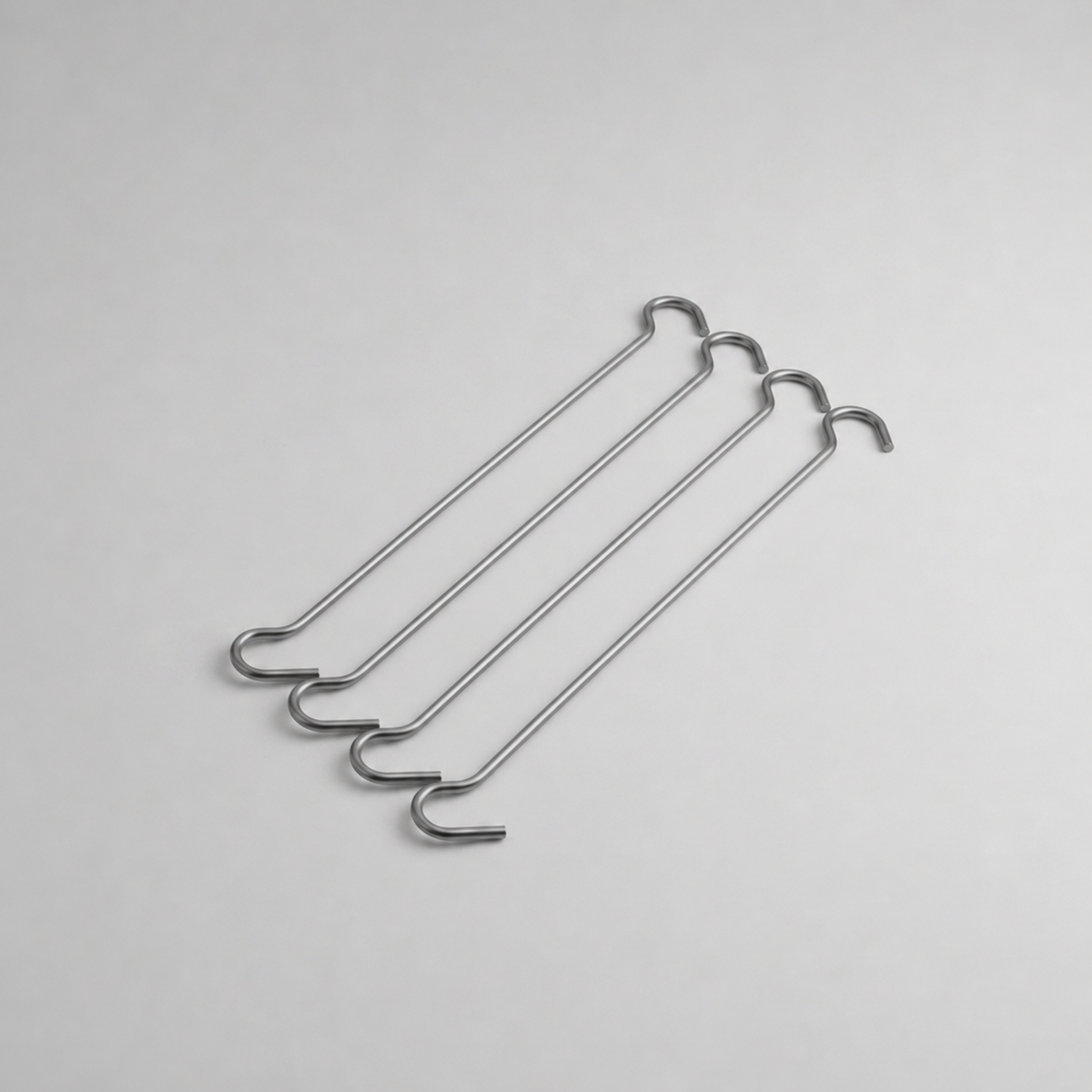 Kaksoisripustuskoukku 30 cm, pakkaus 4 kpl