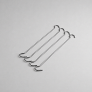 Kaksoisripustuskoukku 30 cm, pakkaus 4 kpl