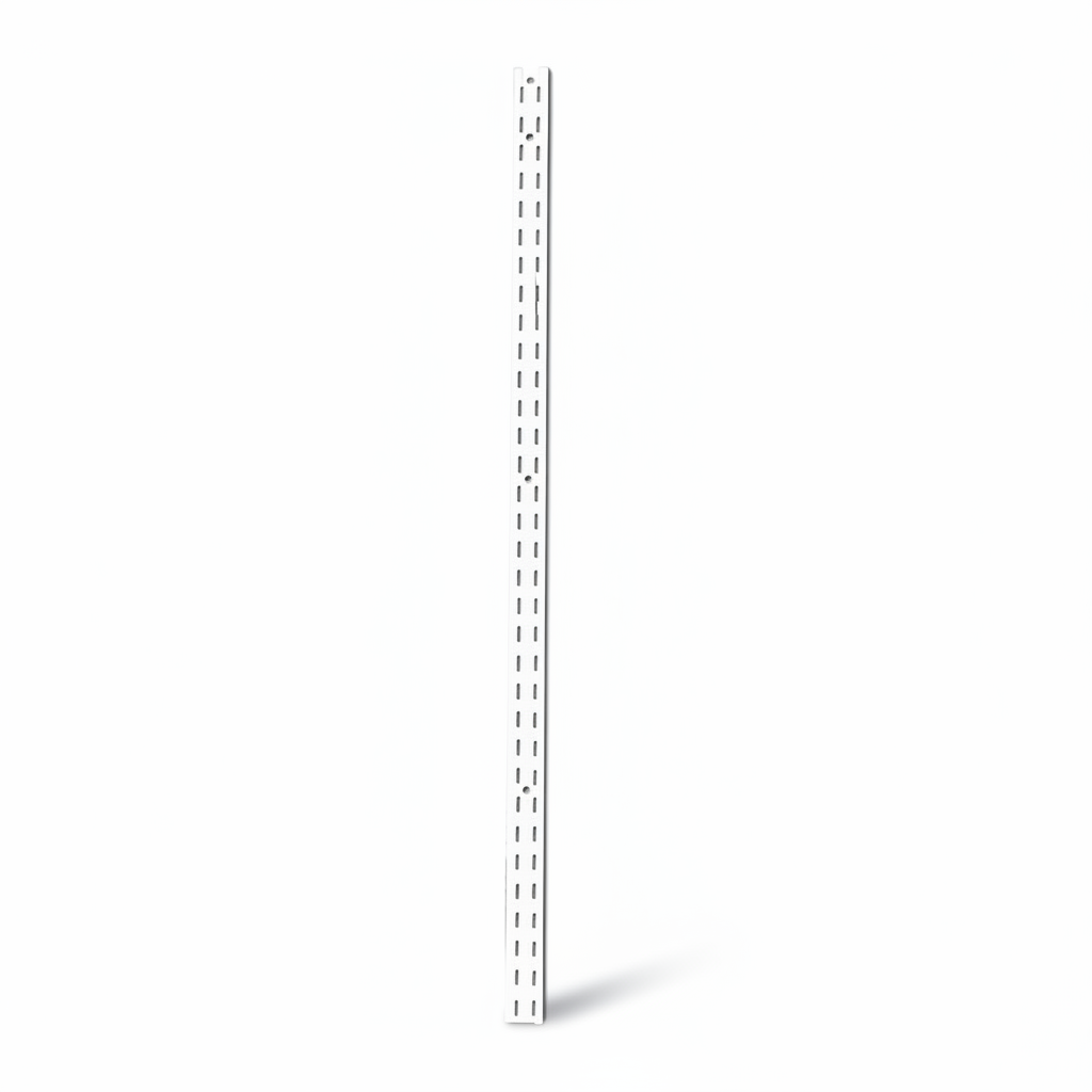 Vægskinne - Superskinne H 214cm  - Hvid