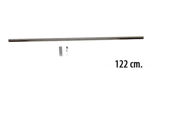 Tubo, vaatetankotお, 2 koukulla, 122 cm. Valitse väri