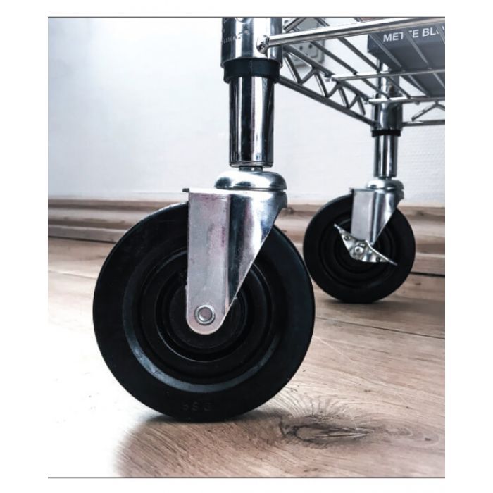 Tubo, pyörät, sarja 4 kpl, 125 mm