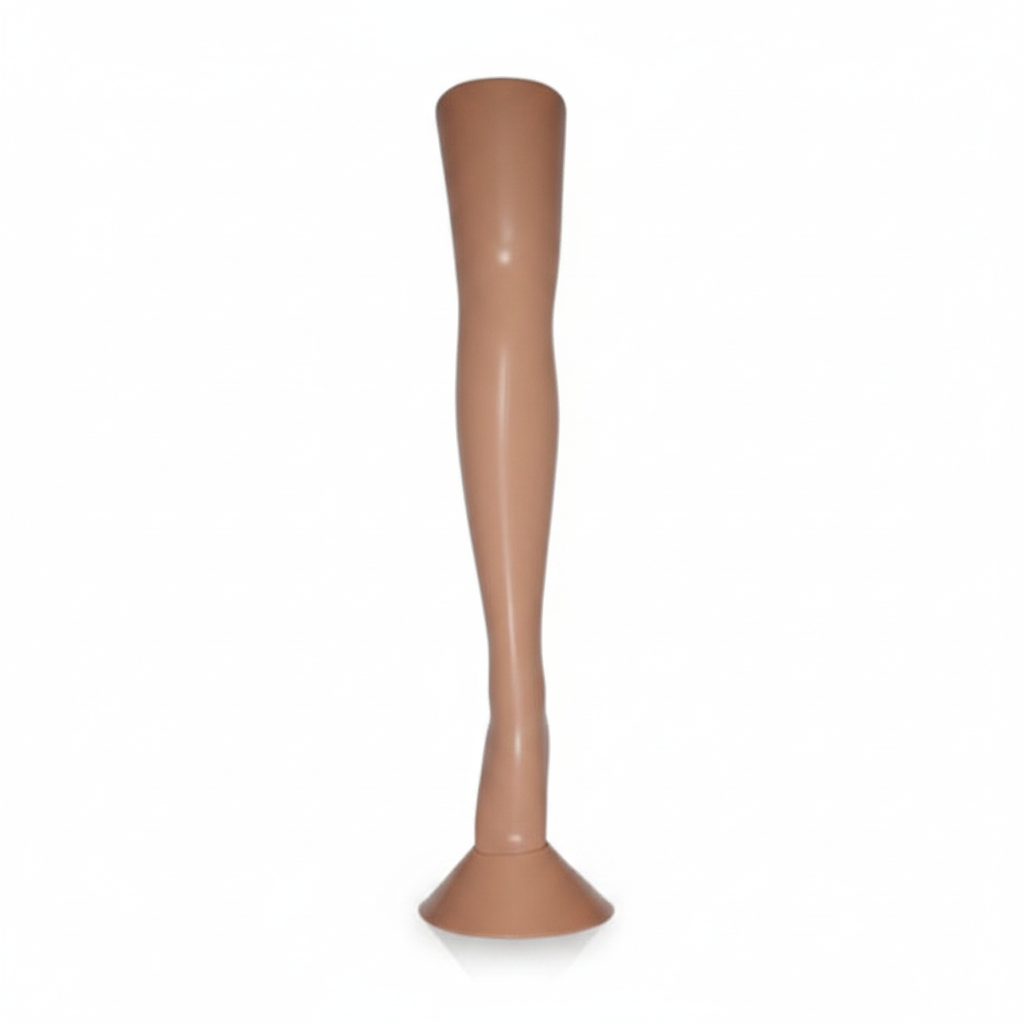 Strømpeben dame. Nude m/ Nude fod H 82 cm.
