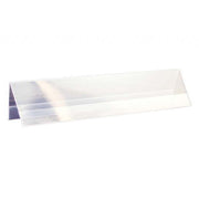 Display trekant, liggende, dobbeltsidet til bord, 30 x H5,3 cm