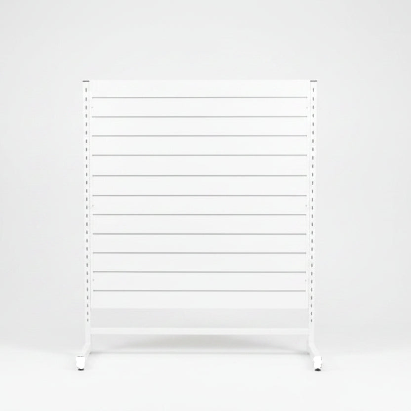 Paneeli-gondoli, yhdenpuoleinen, standardipaneeli, valkoinen. valkoinen, B127 x D40,5 x K147 cm