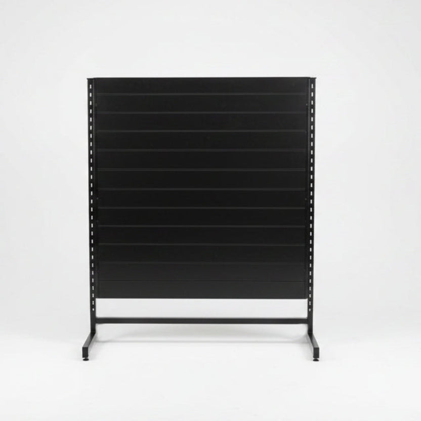 Paneeligondoli, yksipuolinen, standardipaneeli, musta. musta, B127 x S40,5 x K147 cm