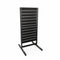 Panelgondol, dobbeltsidet, standard panel, sort. B67 x D76 x H147 cm
