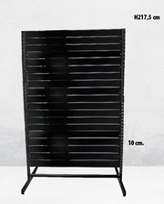 Panelgondoli, kaksipuolinen, standardipaneeli. valkoinen, B127 x D76 x K217 cm