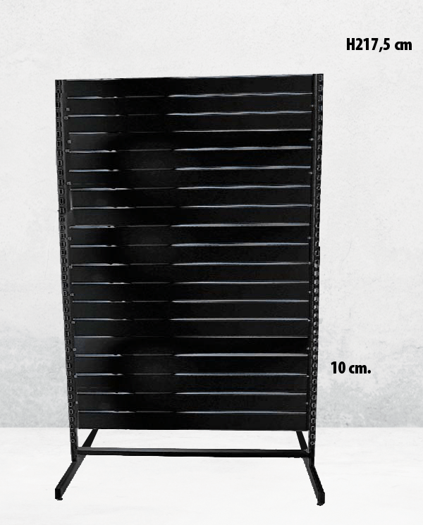 Panelgondoli, kaksipuolinen, standardipaneeli. valkoinen, B127 x D76 x K217 cm