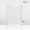 Panelgondol, dobbeltsidet, standard panel. hvid, B127 x D76 x H217 cm