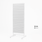 Panelgondol, dobbeltsidet, standard panel, hvid, B67 x D76 x H217 cm