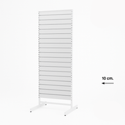 Panelgondol, dobbeltsidet, standard panel, hvid, hvid, B67 x D76 x H217 cm