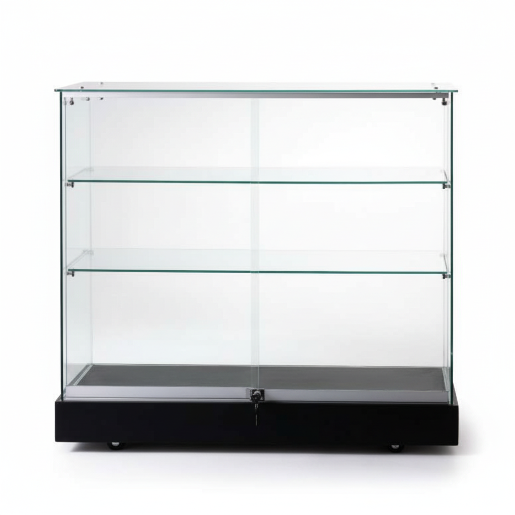 Vitrine - Disk - Toscana 3. B 102 x D 46 x H 90 cm. Sort