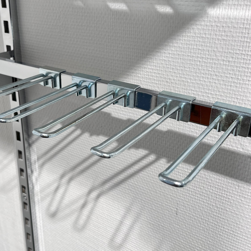 Euro-koukku, 12 mm koristeputkeen, sinkitty, 10 cm