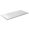 Klar glashylde 88 x 27 cm til U-bøjlestang