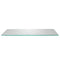 Frosted glashylde 88 x 27 cm til U-bøjlestang