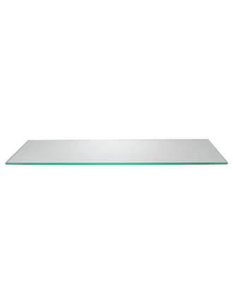 Frosted glashylde 88 x 27 cm til U-bøjlestang