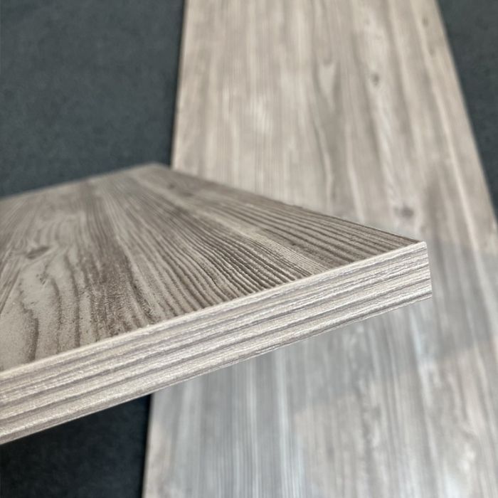 Hylde - melaminplade (59,5 x 40 cm.) Elmetræ look