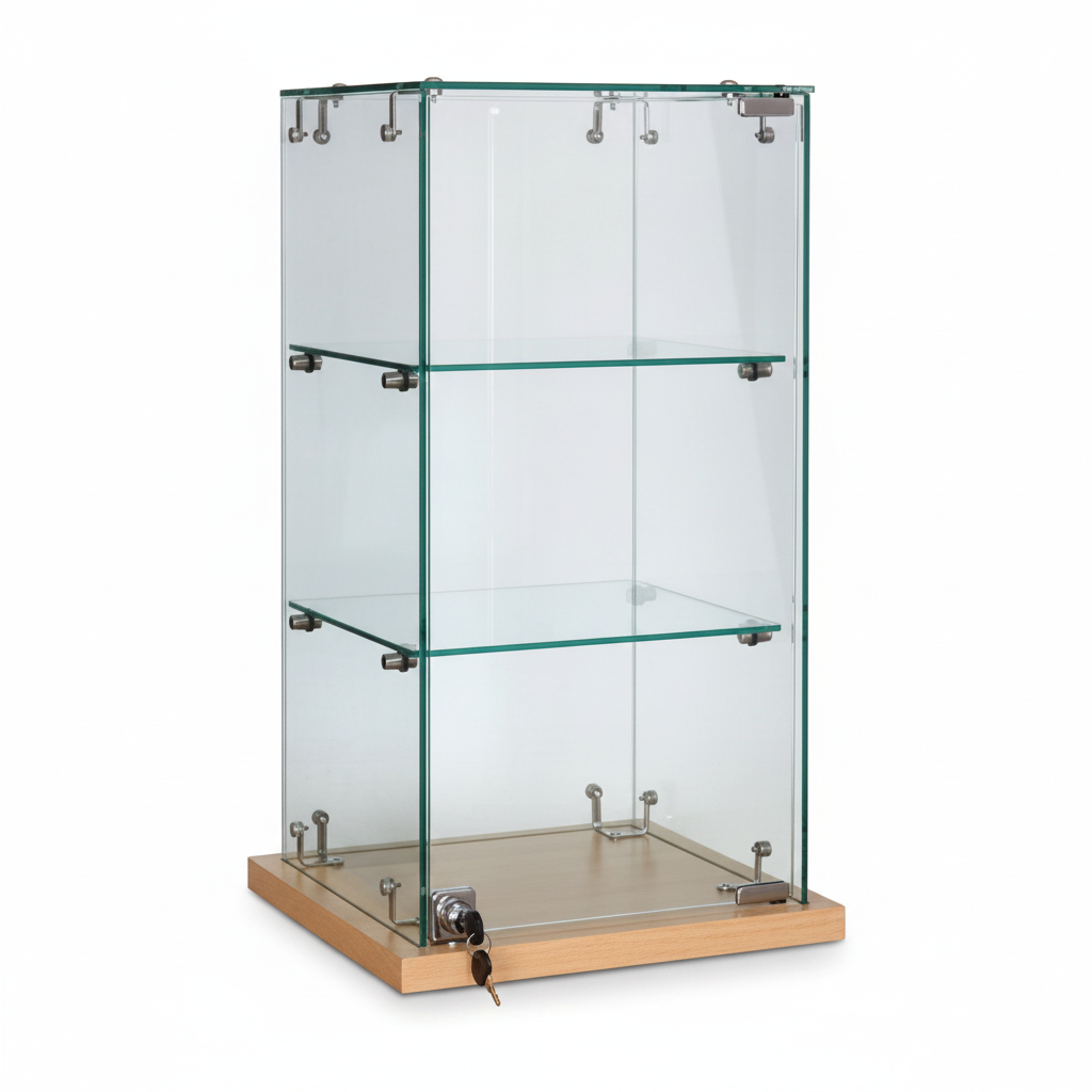Bordvitrine, Slimline, ahorn, B33 x D33 x H61