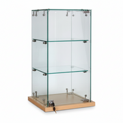 Bordvitrine, Slimline, ahorn, B33 x D33 x H61